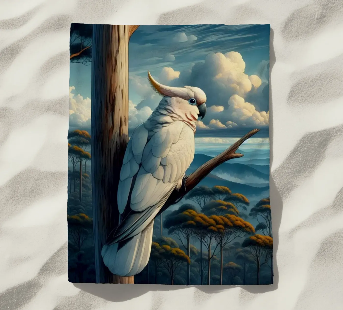 CACATOI telo mare da RUBIANT ART