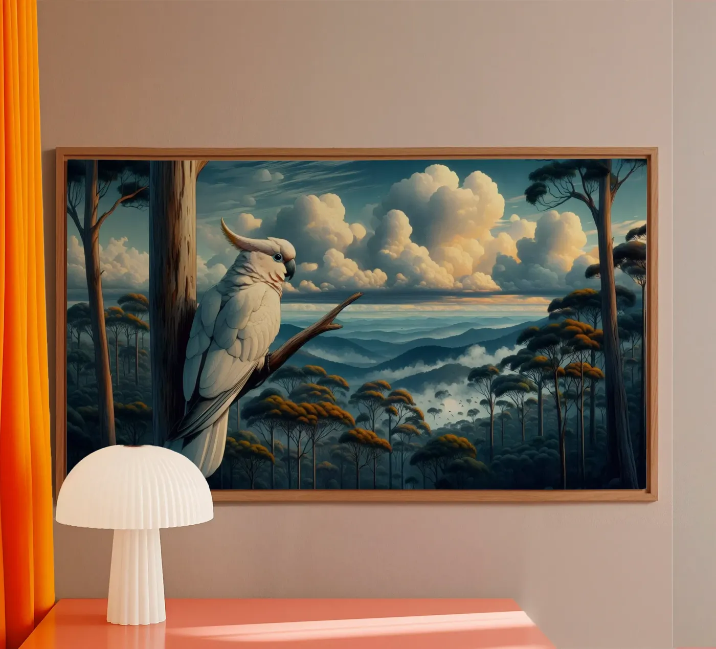 CACATOES forex-plaat van RUBIANT ART