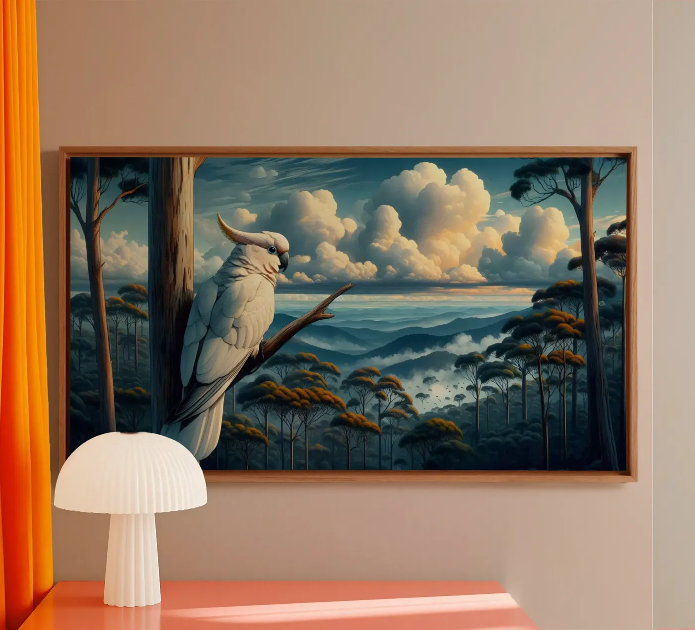 CACATOI tela da RUBIANT ART