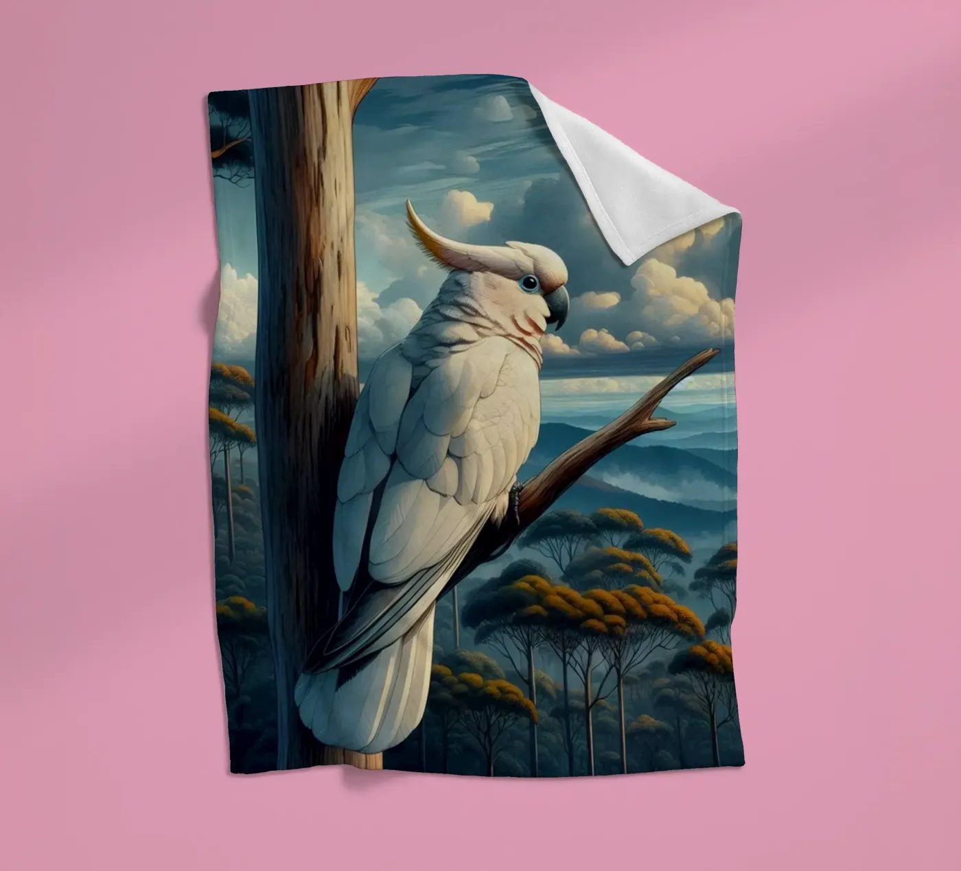 KAKAKATOEN Fleecedecke von RUBIANT ART