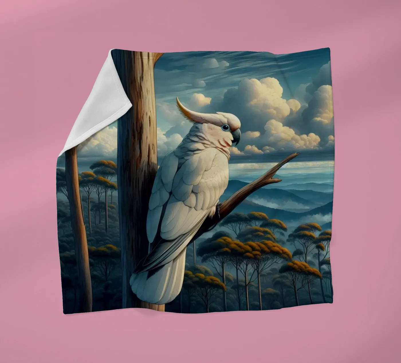 KAKAKATOEN Fleecedecke von RUBIANT ART