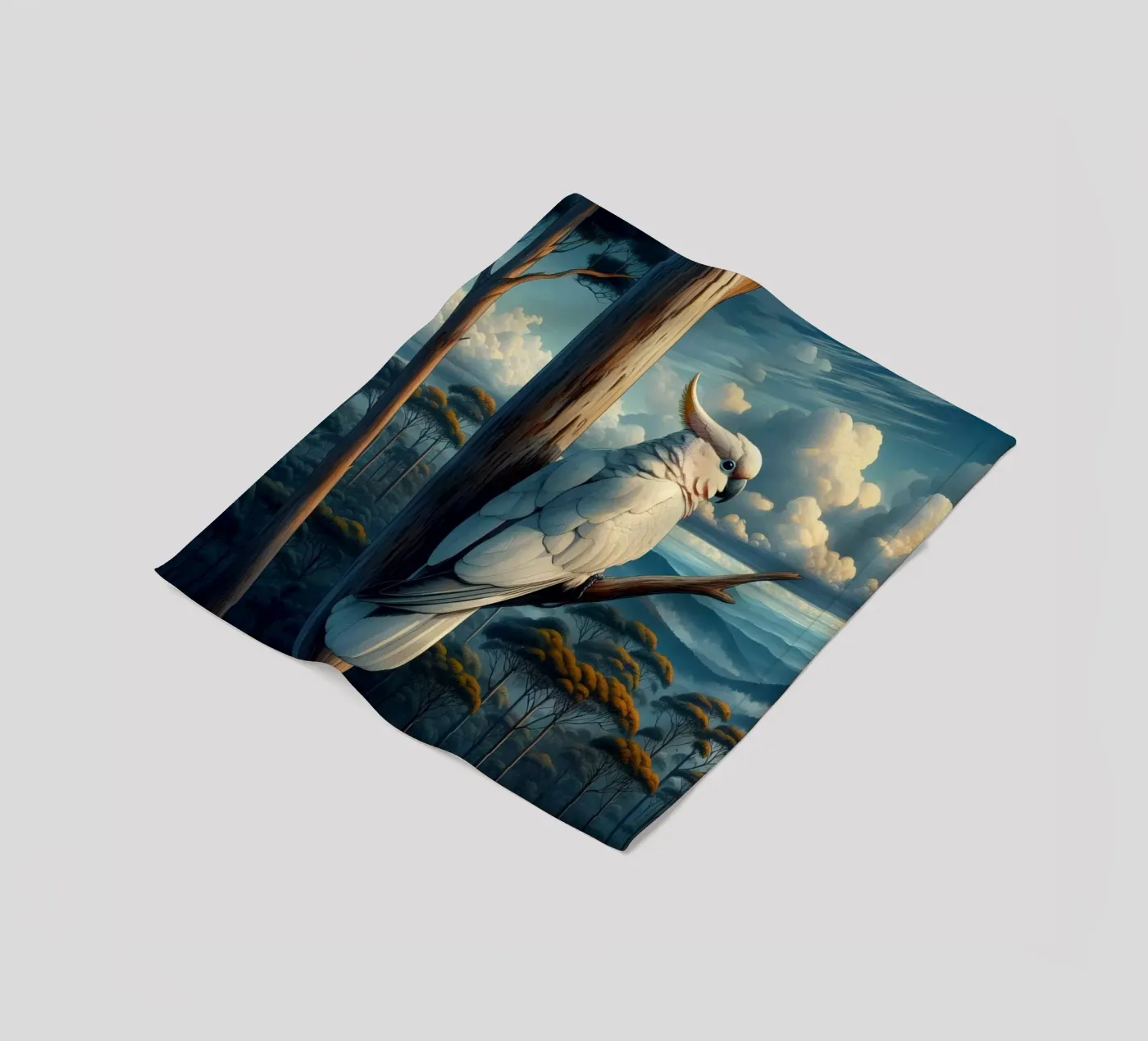 KAKAKATOEN Fleecedecke von RUBIANT ART