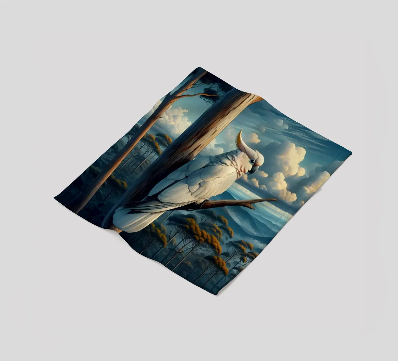 CACATOES fleecedeken van RUBIANT ART