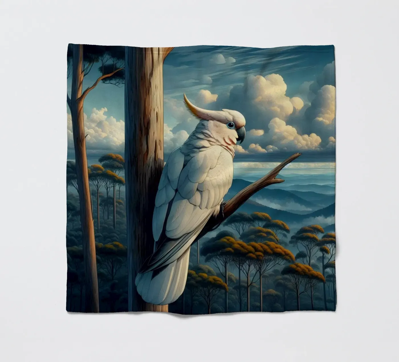 KAKAKATOEN Fleecedecke von RUBIANT ART