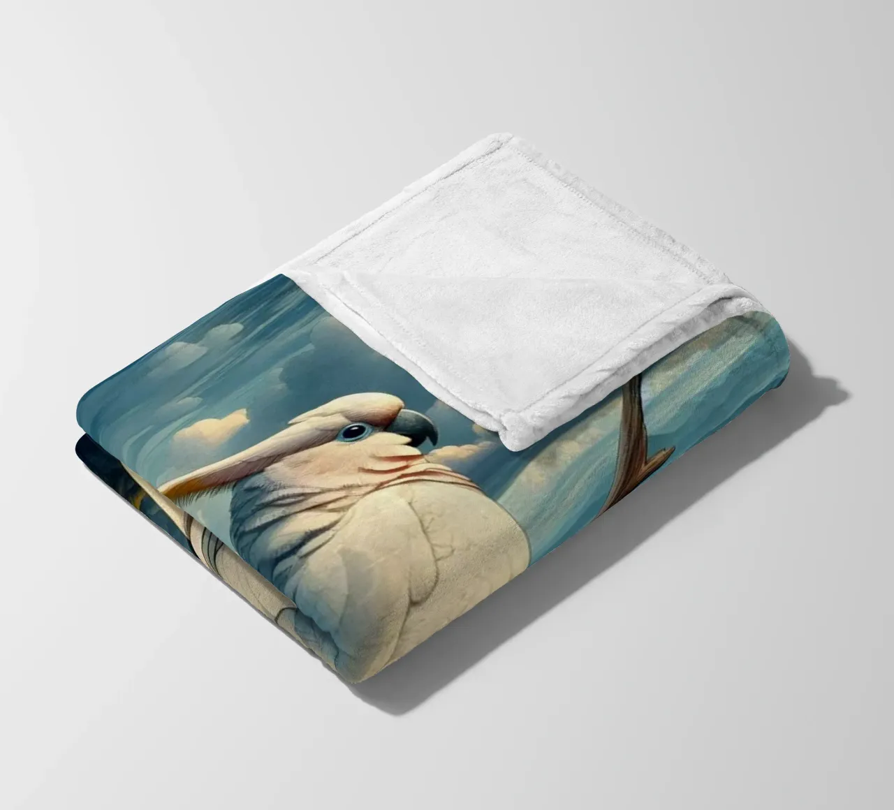 CACATOES fleecedeken van RUBIANT ART