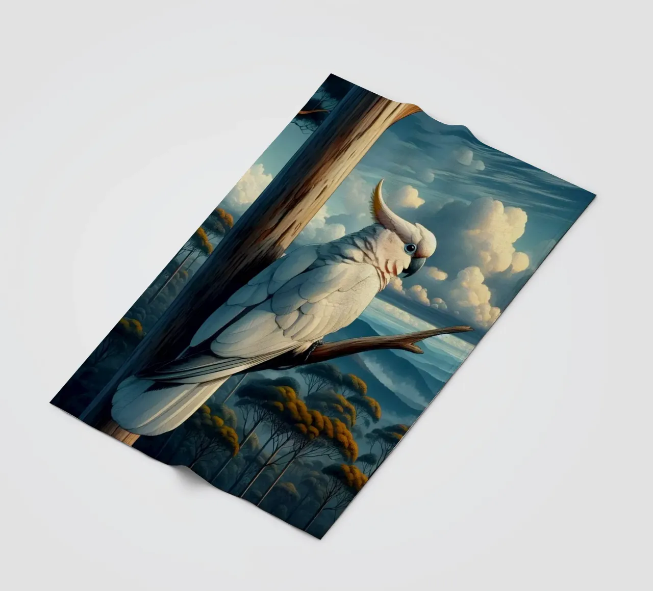 CACATOES fleecedeken van RUBIANT ART