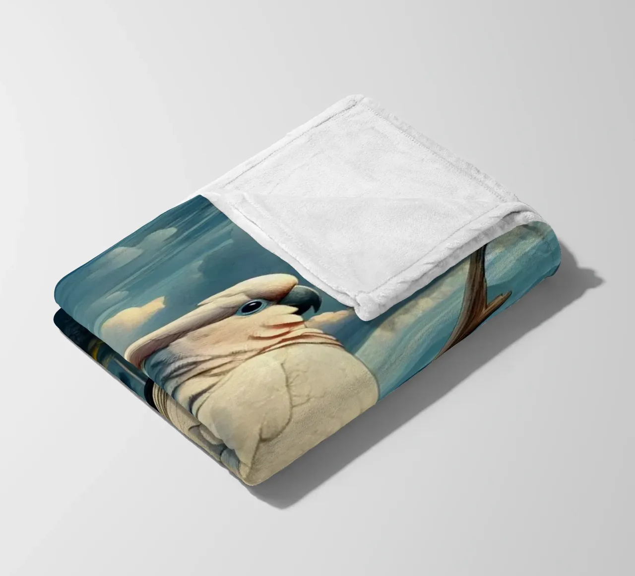 CACATOES fleecedeken van RUBIANT ART