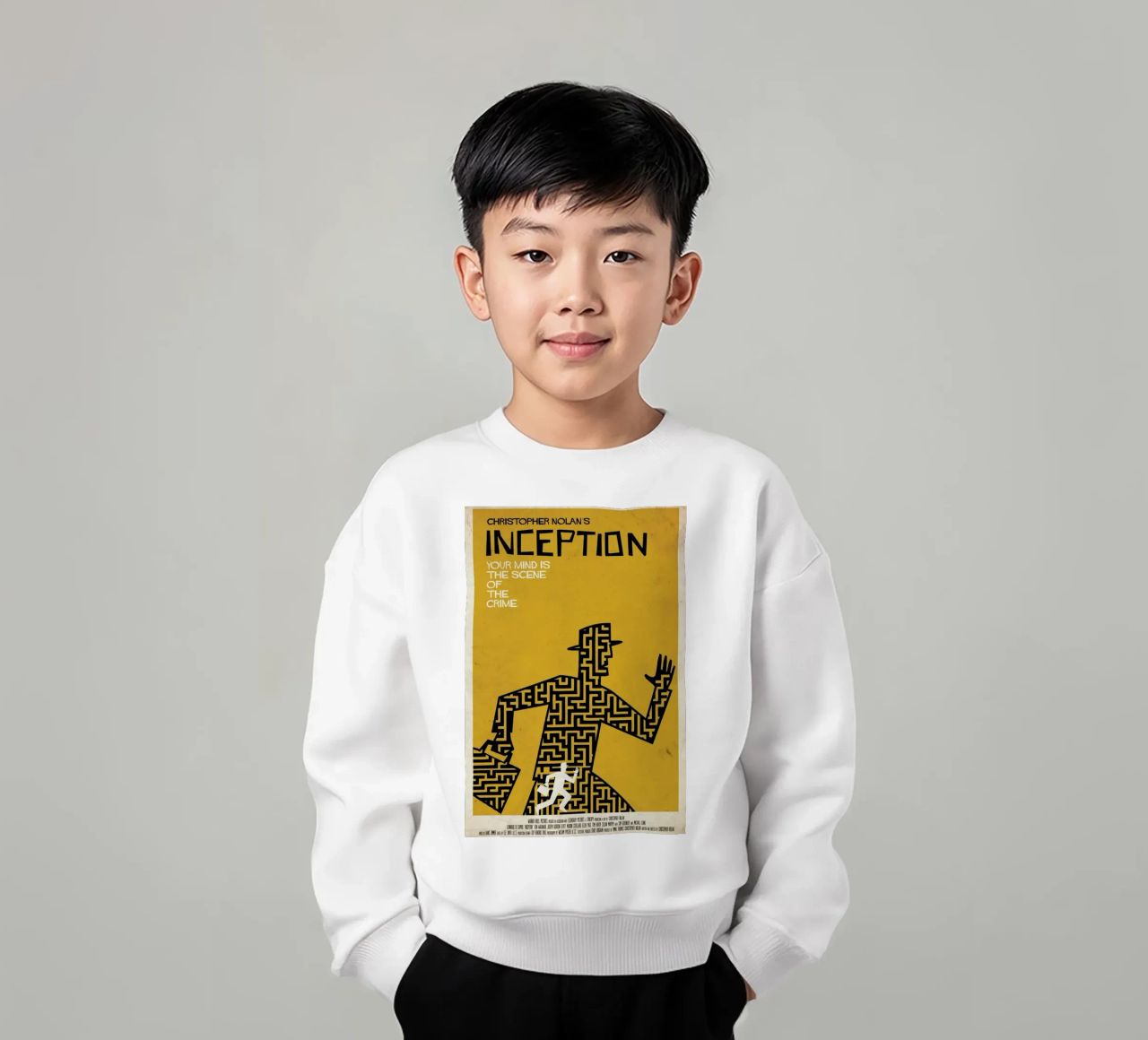 Inception C felpa bambino da Rodolfo Reyes