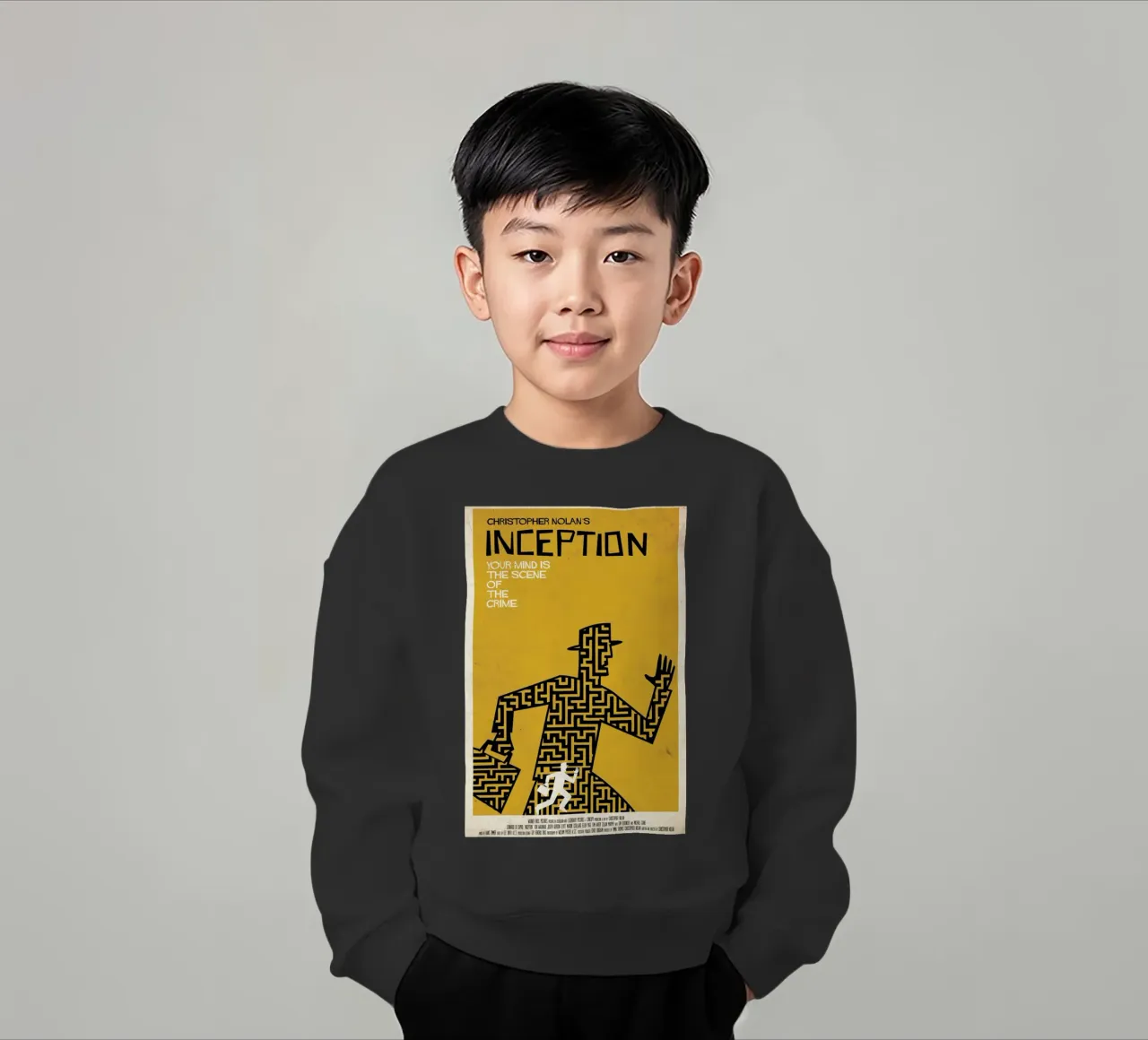Inception C felpa bambino da Rodolfo Reyes