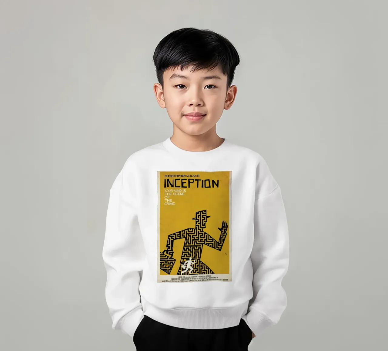 Inception C felpa bambino da Rodolfo Reyes