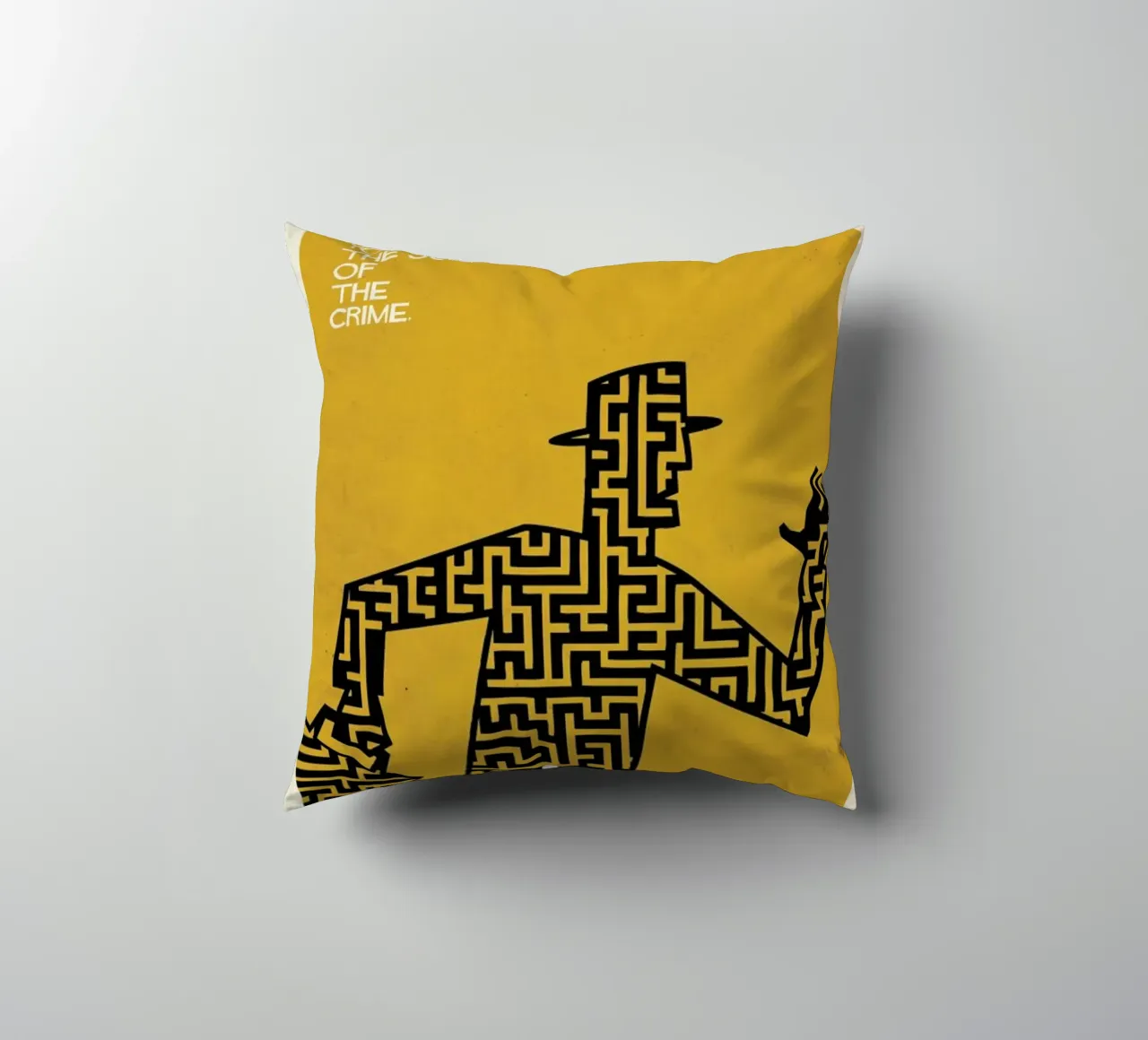 Inception C decorative cushion by Rodolfo Reyes