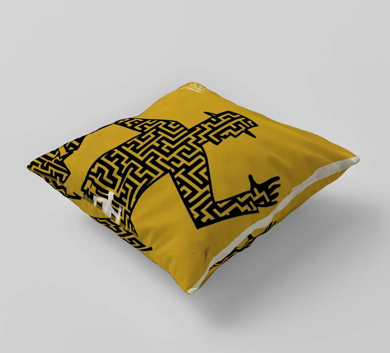 Inception C decorative cushion by Rodolfo Reyes