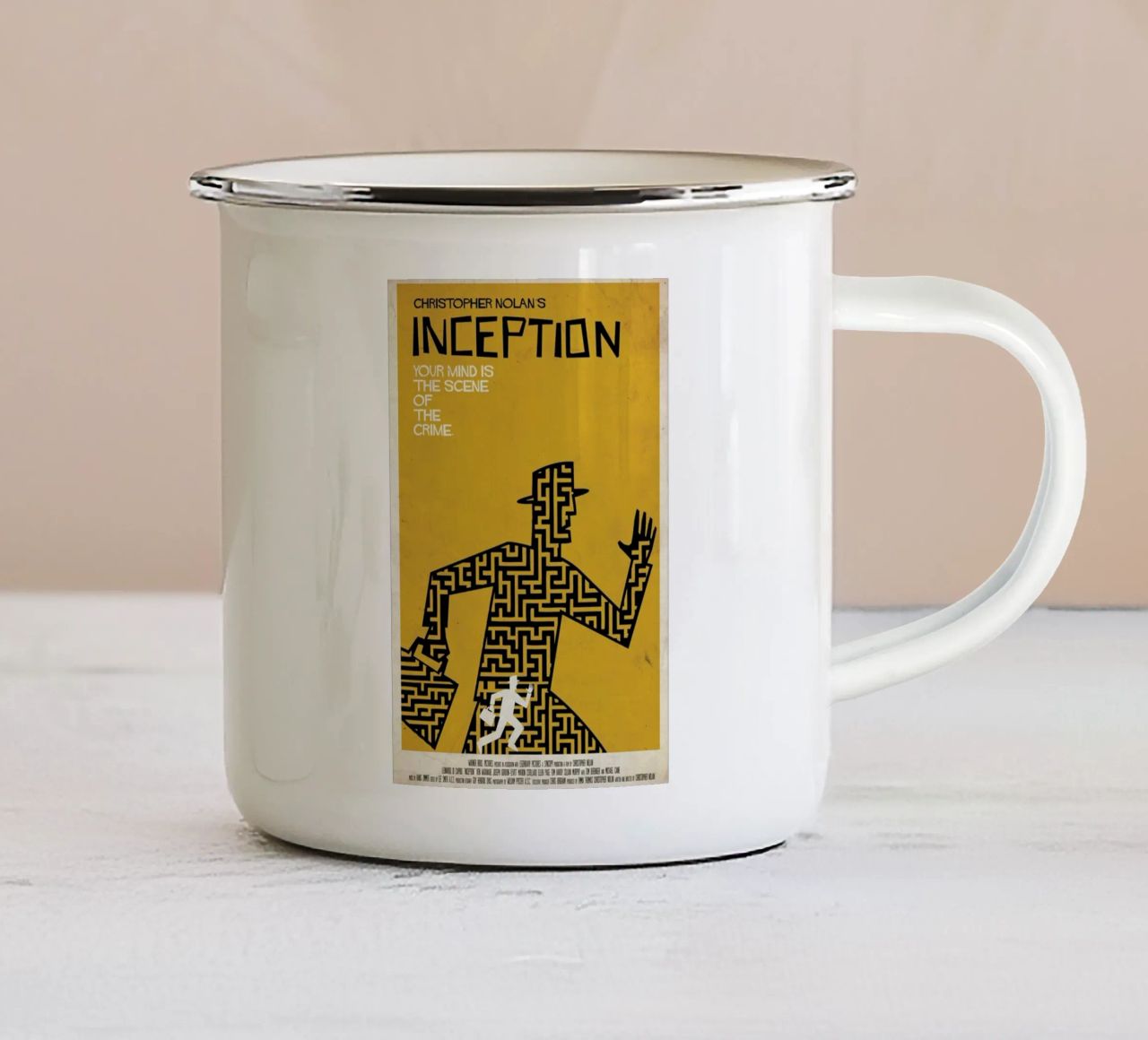 Inception C tazza in smalto da Rodolfo Reyes