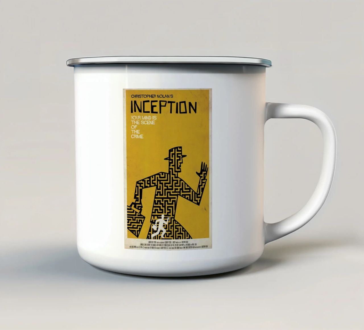 Inception C tazza in smalto da Rodolfo Reyes