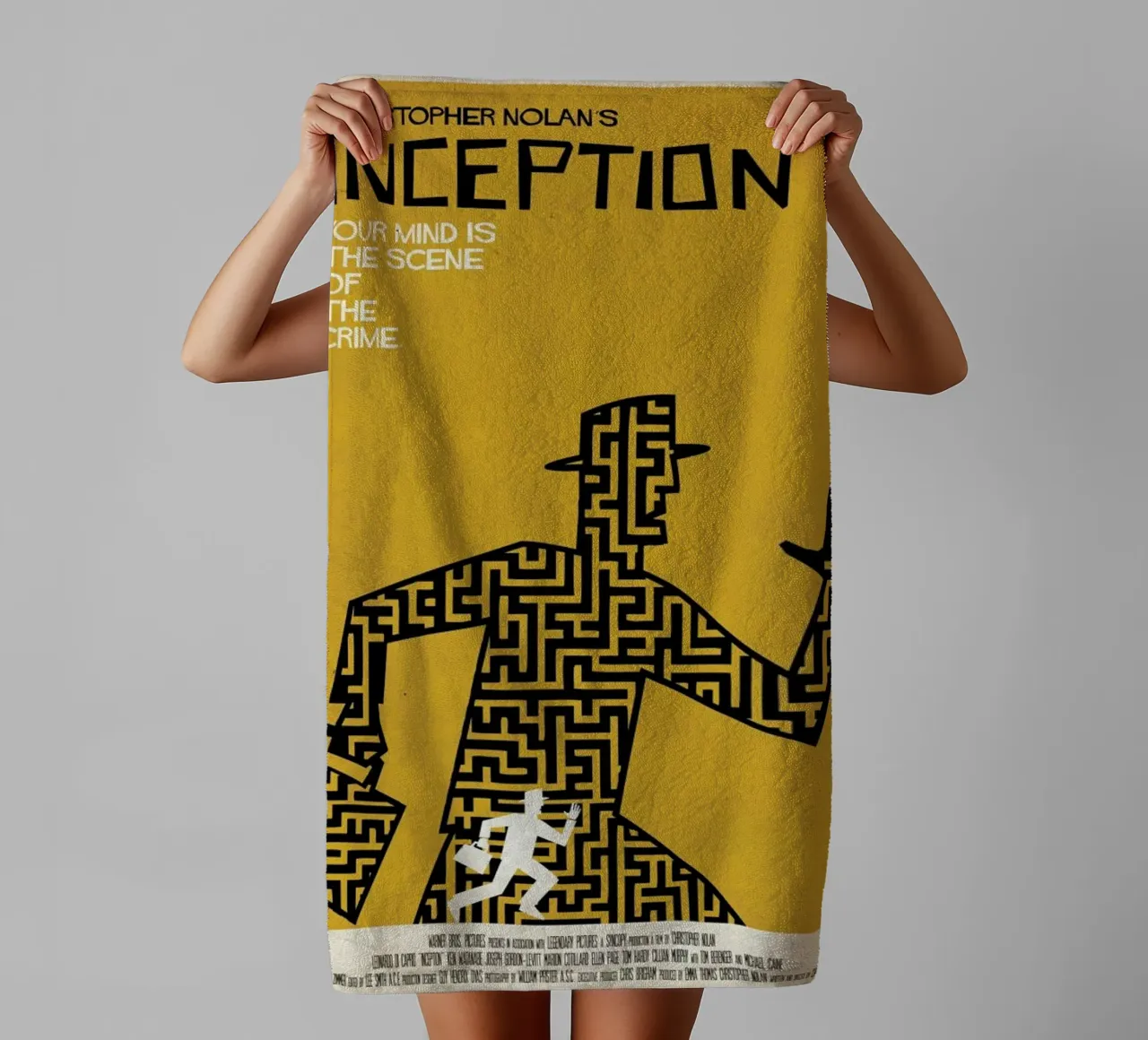 Inception C toalla de baño de Rodolfo Reyes