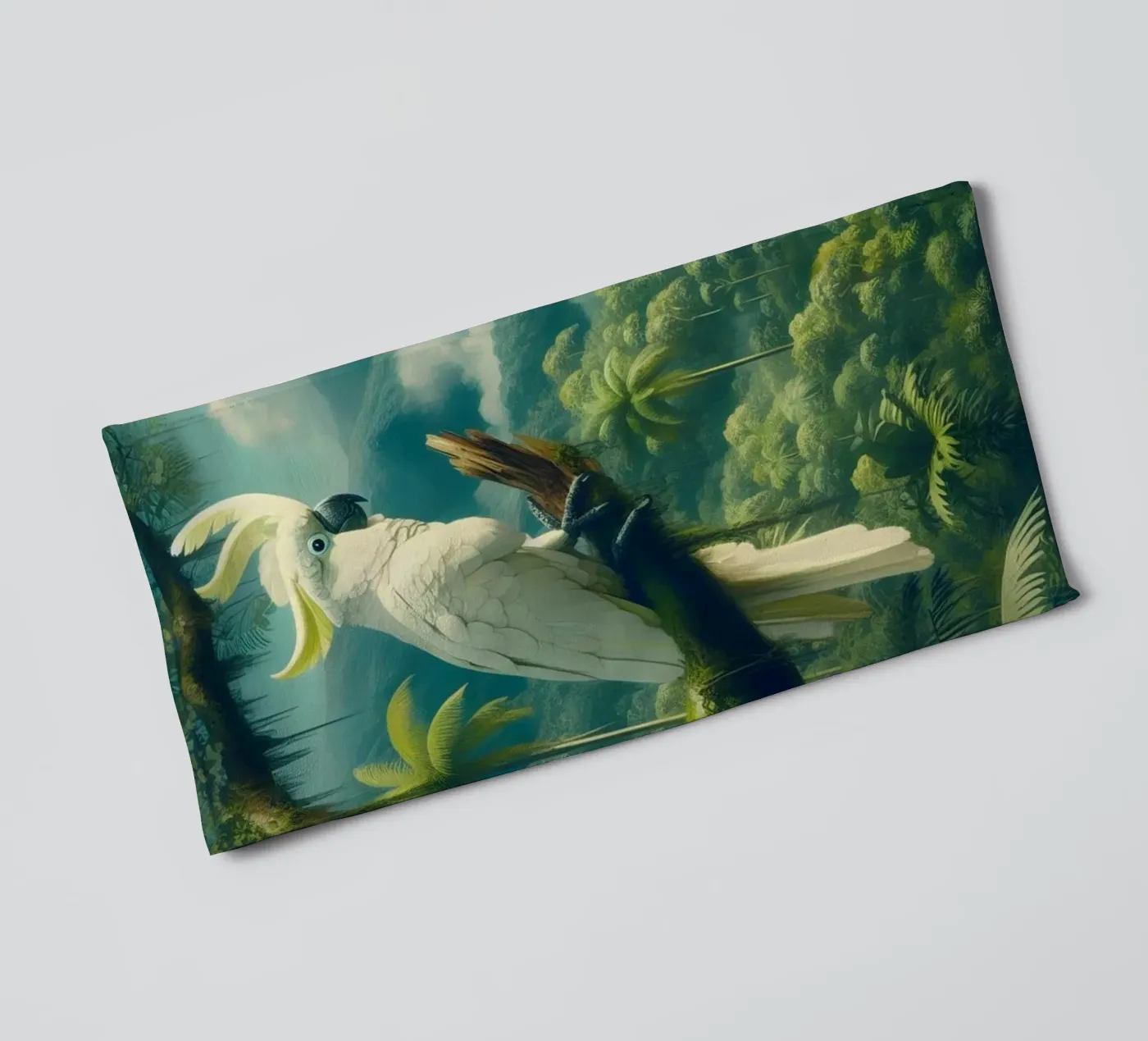 CACATOES towel by RUBIANT ART