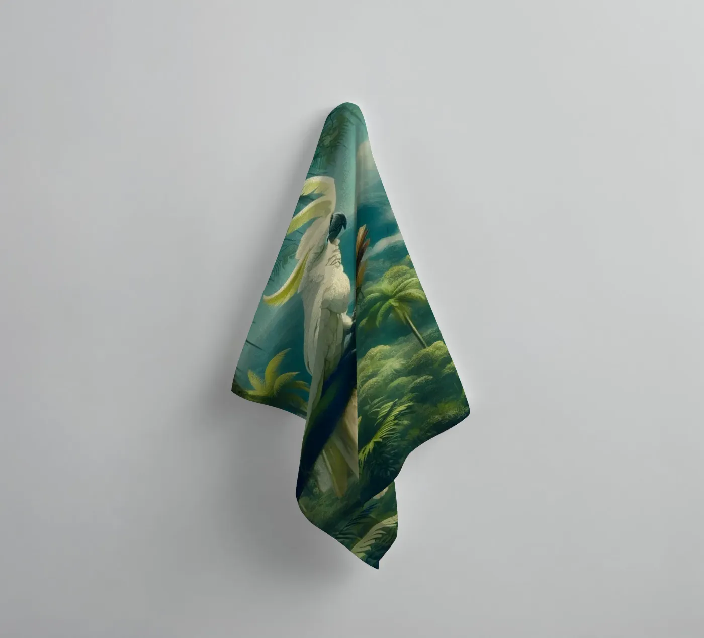CACATOES towel by RUBIANT ART