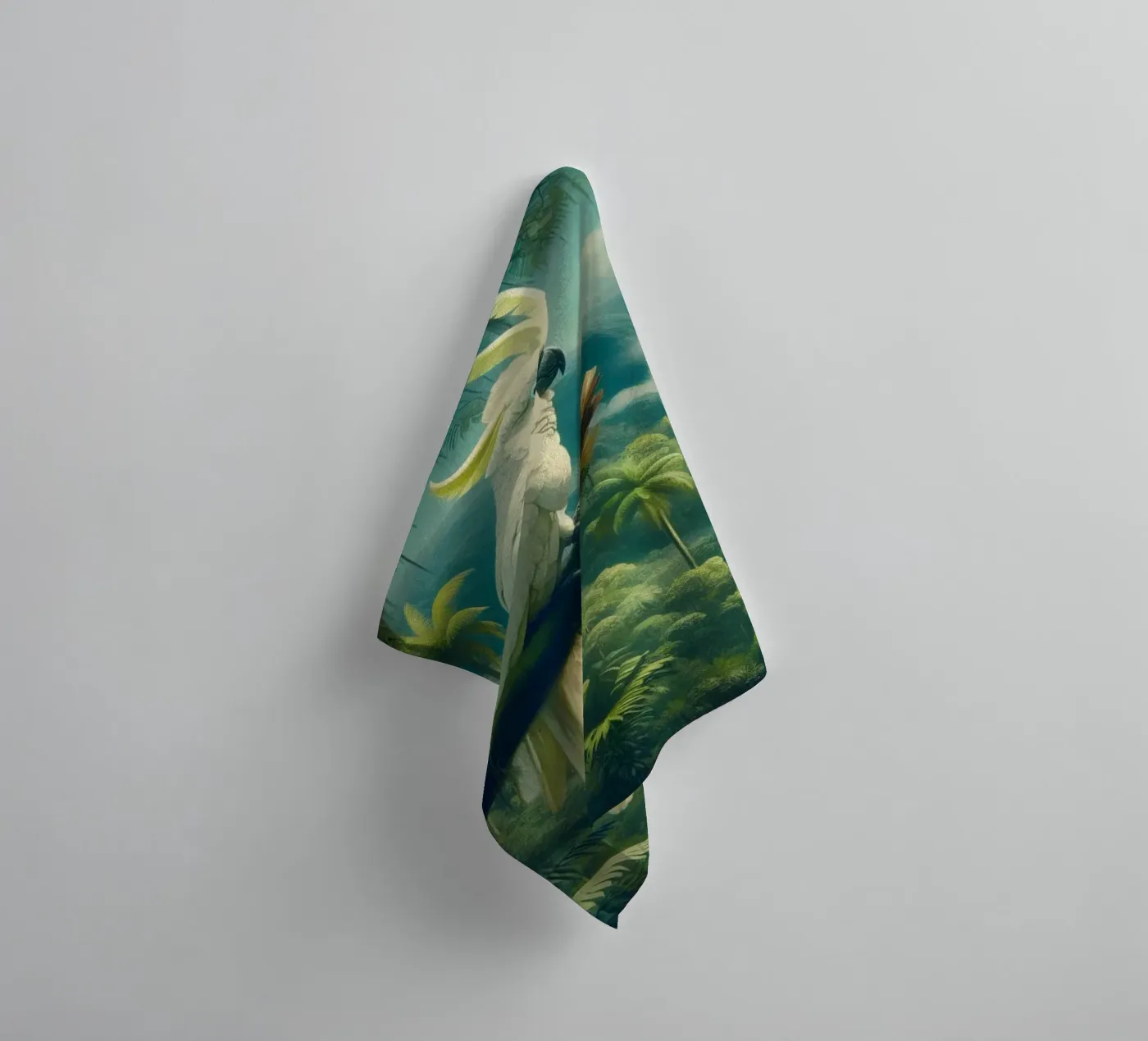 CACATOES towel by RUBIANT ART