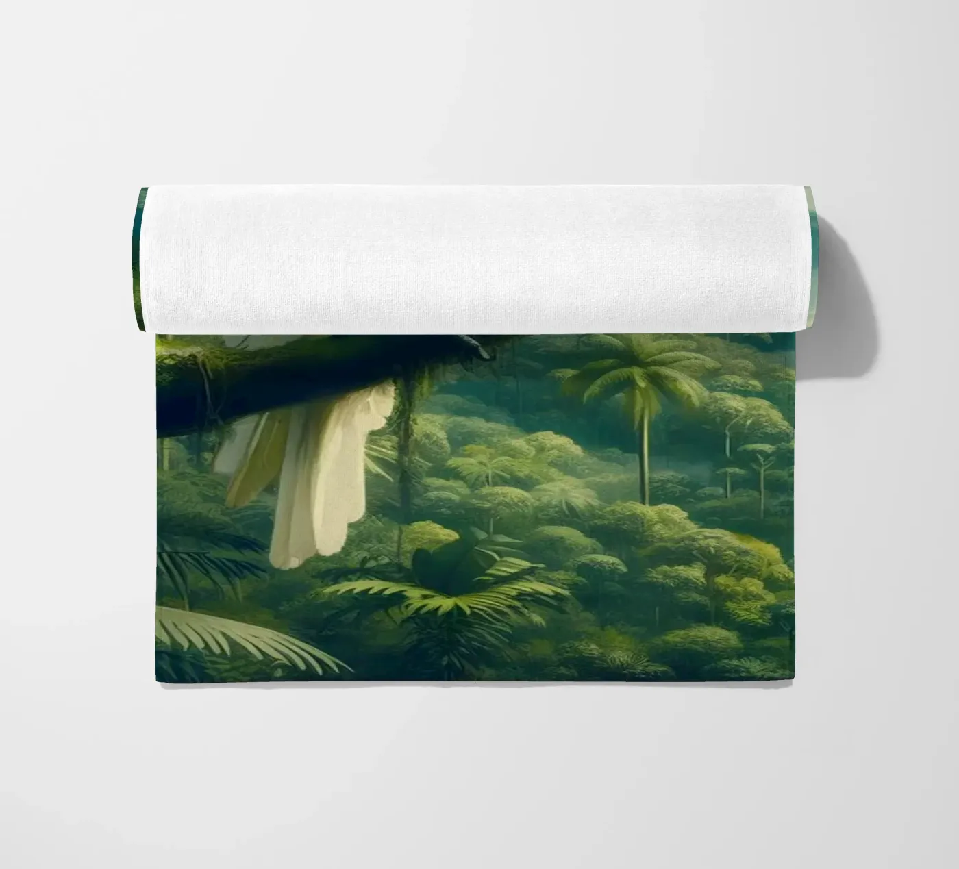 CACATOES beach towel by RUBIANT ART