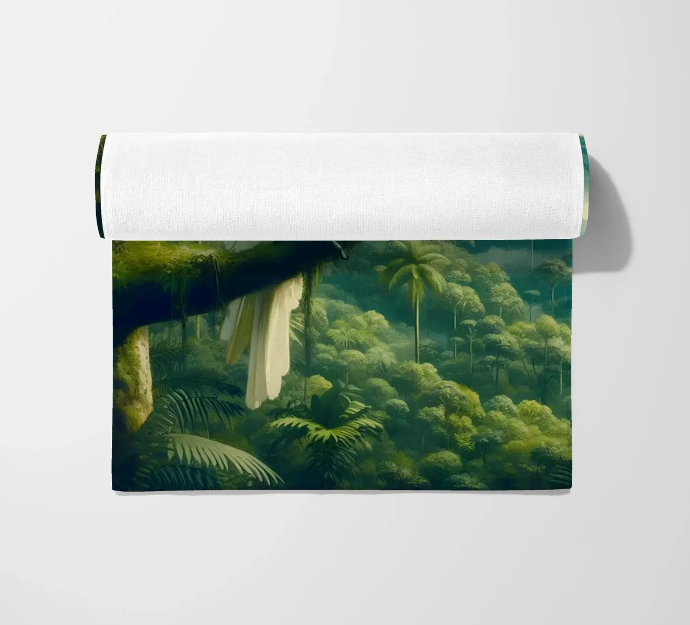 CACATOES beach towel by RUBIANT ART