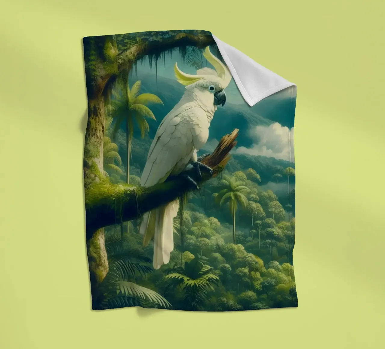 CACATOES Fleecedecke von RUBIANT ART