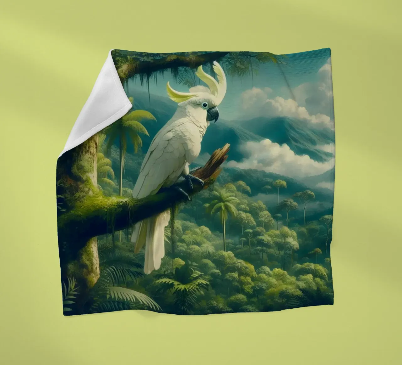 CACATOES Fleecedecke von RUBIANT ART