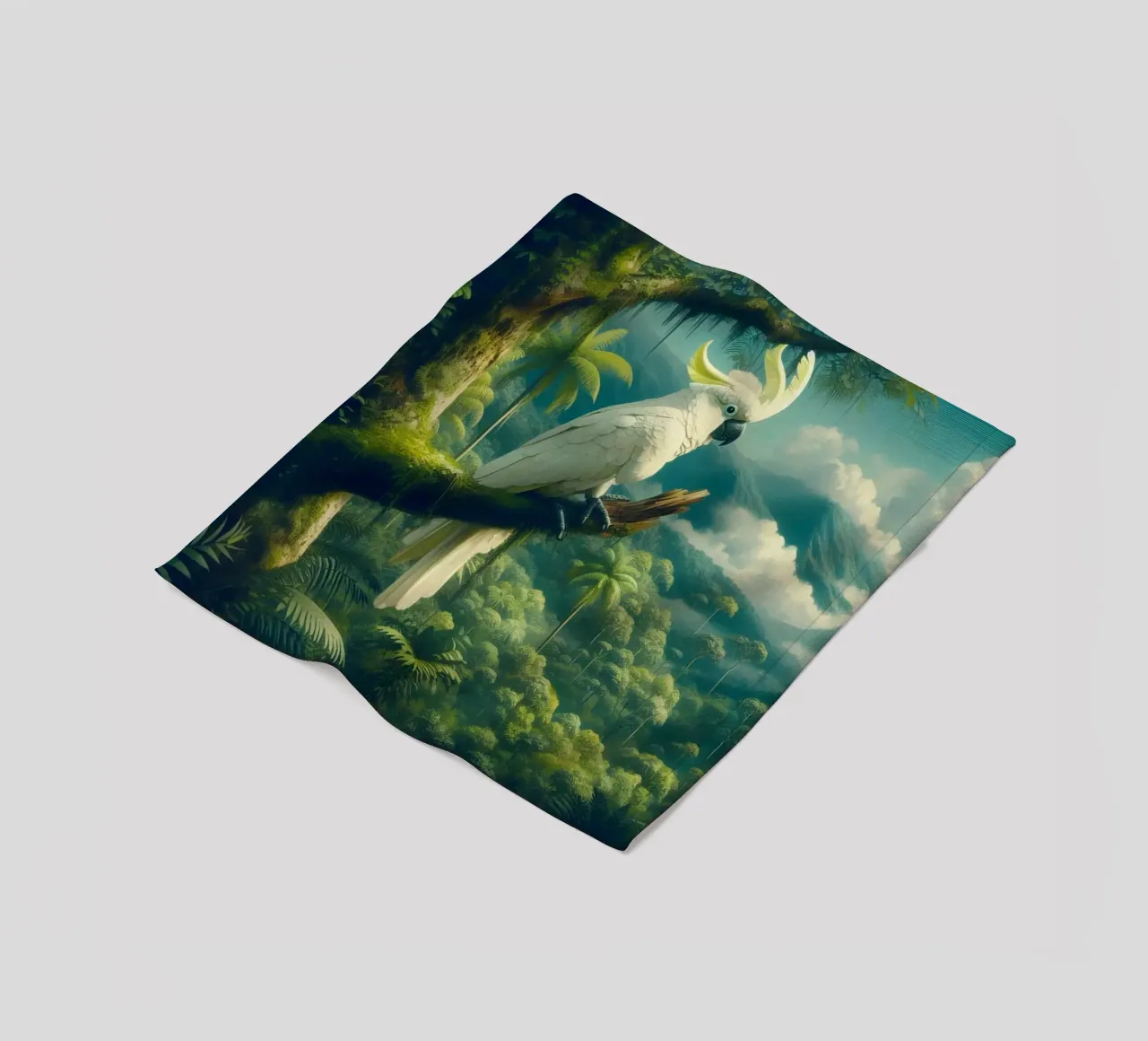 CACATOES Fleecedecke von RUBIANT ART