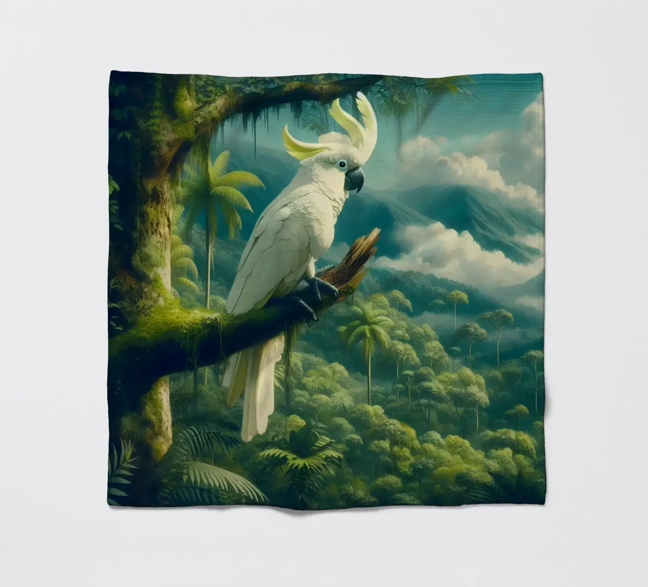 CACATOES Fleecedecke von RUBIANT ART