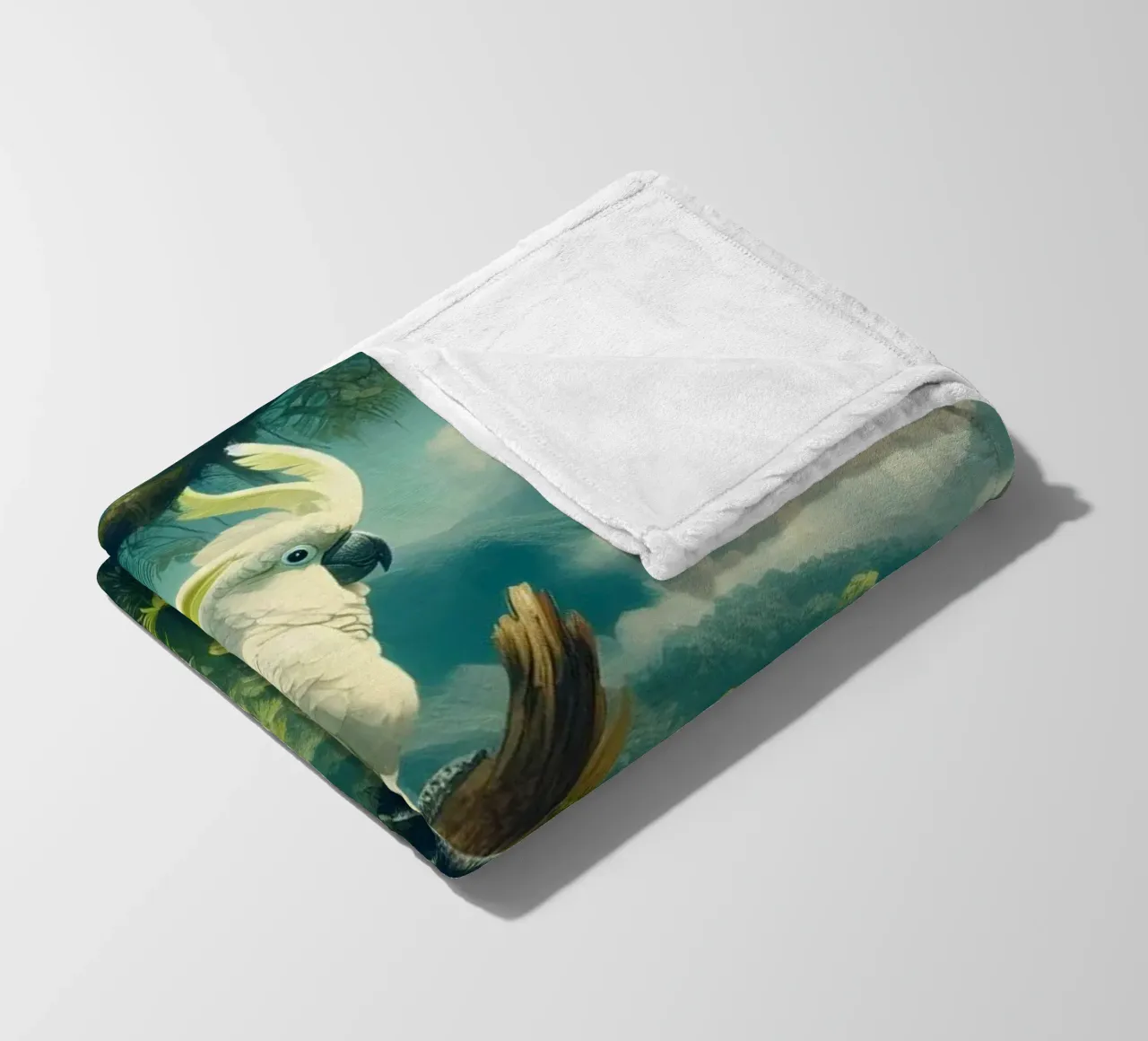 CACATOES Fleecedecke von RUBIANT ART