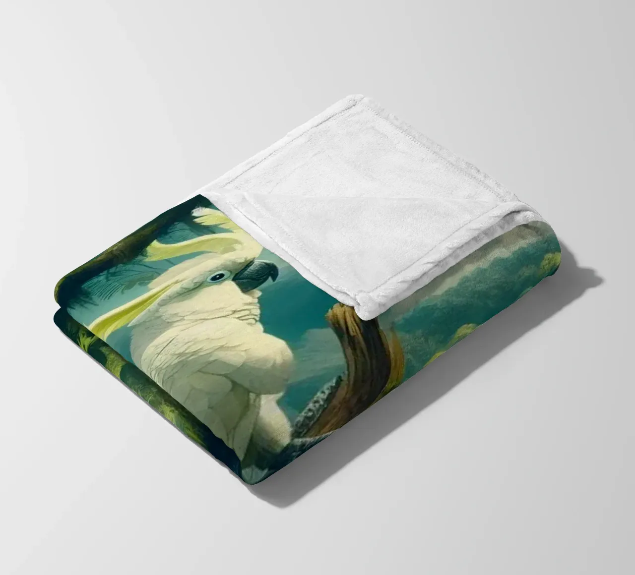 CACATOES Fleecedecke von RUBIANT ART