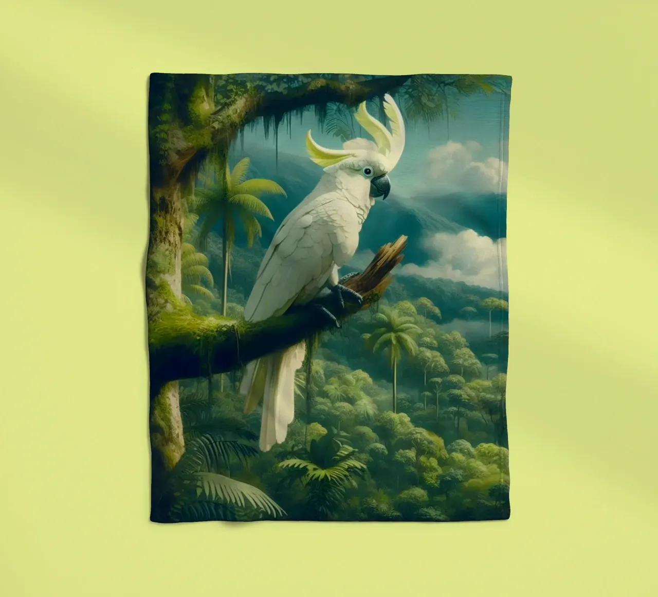 CACATOES Fleecedecke von RUBIANT ART