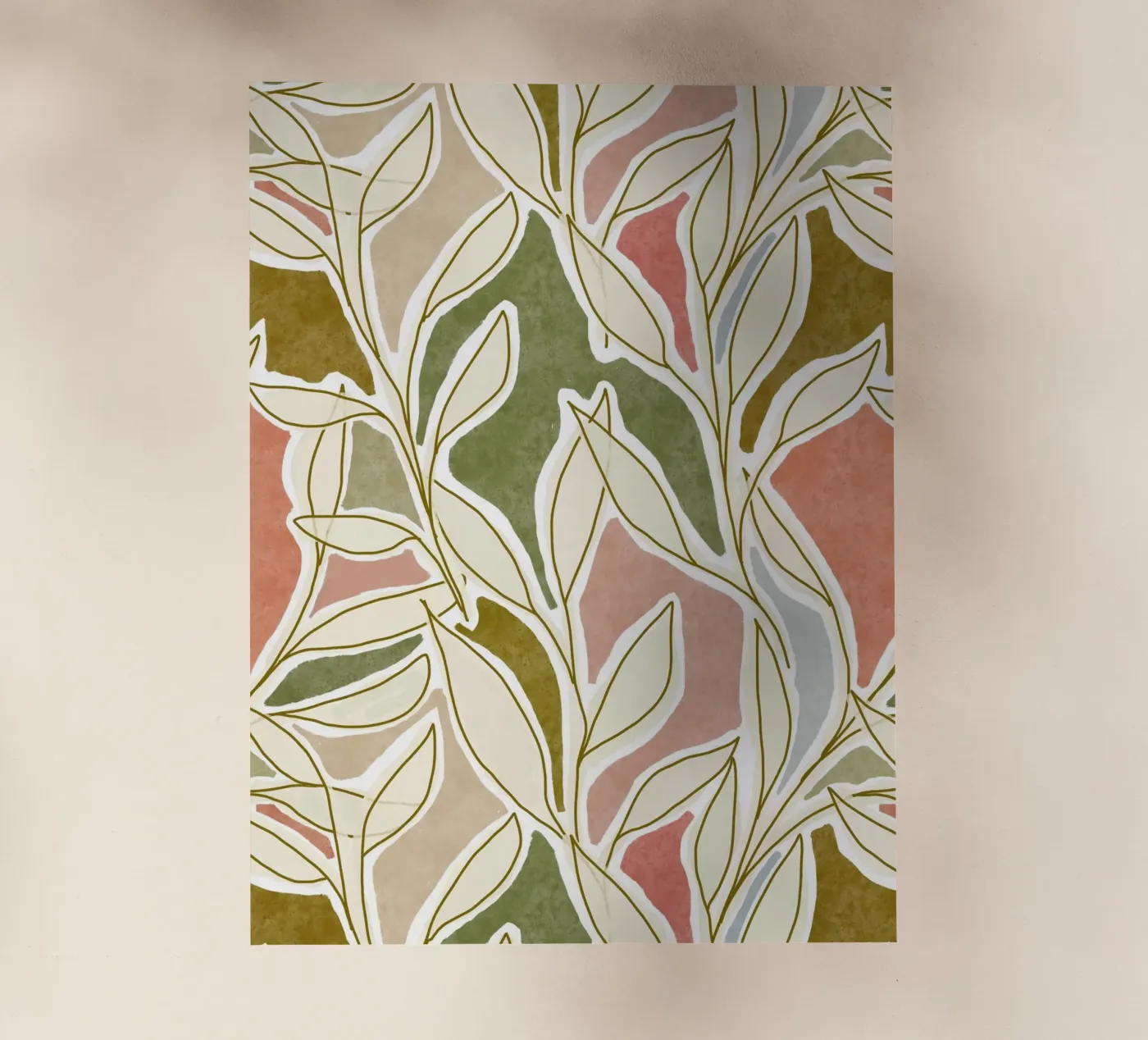 Botanical Dream Patchwork pellicola backlit da DesigndN Botanical