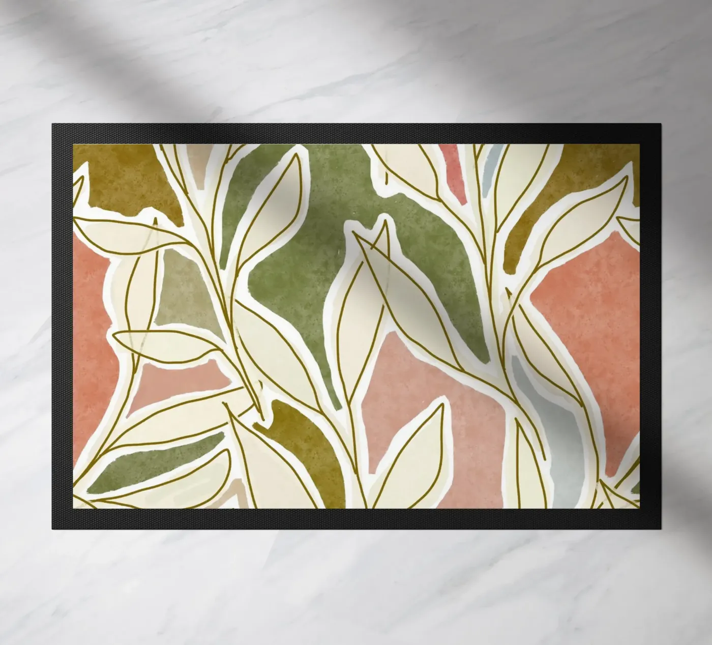 Botanical Dream Patchwork Fußmatte von DesigndN Botanical