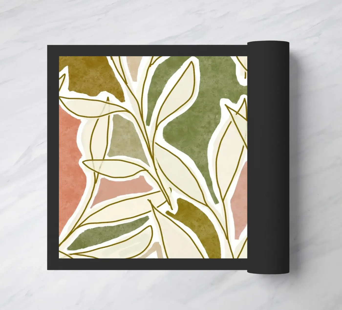 Botanical Dream Patchwork Fußmatte von DesigndN Botanical