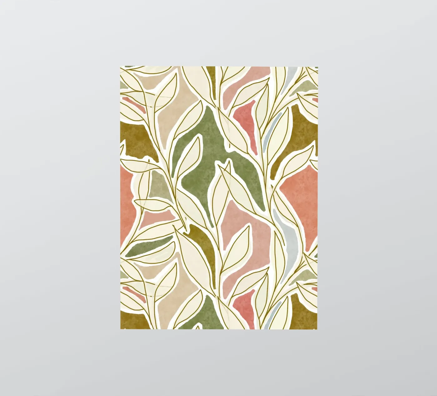 Botanical Dream Patchwork sticker by DesigndN Botanical