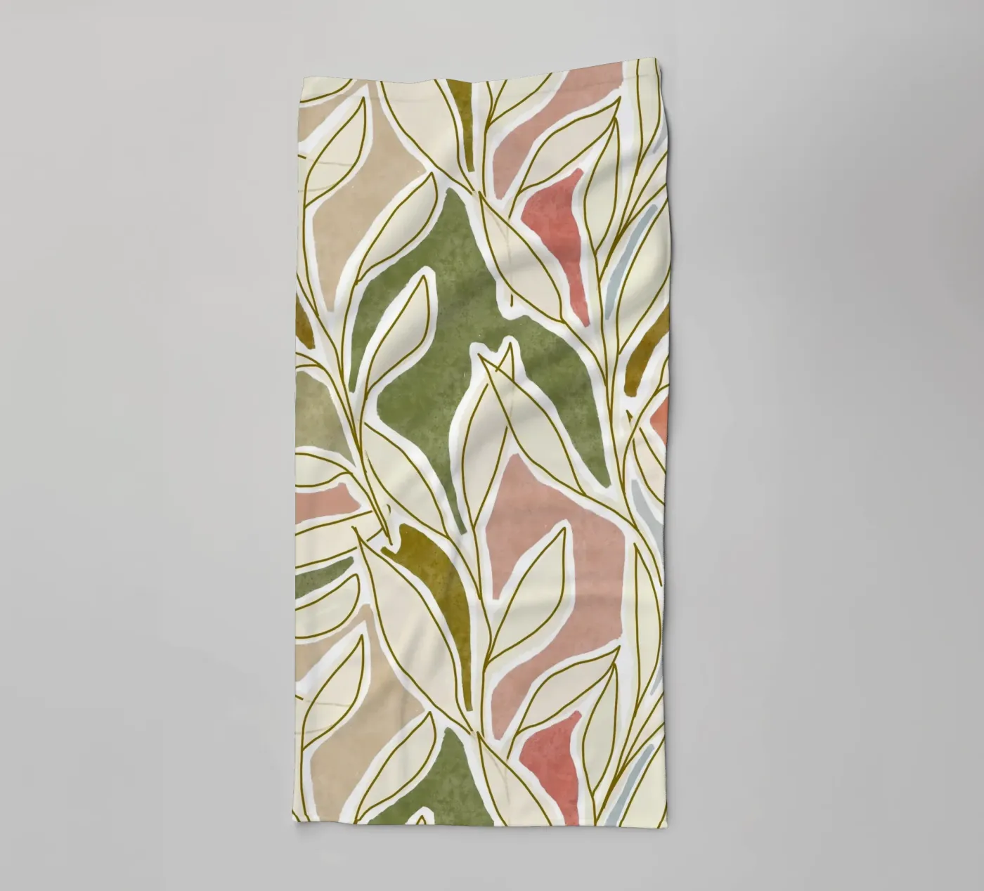Botanical Dream Patchwork badhanddoek van DesigndN Botanical