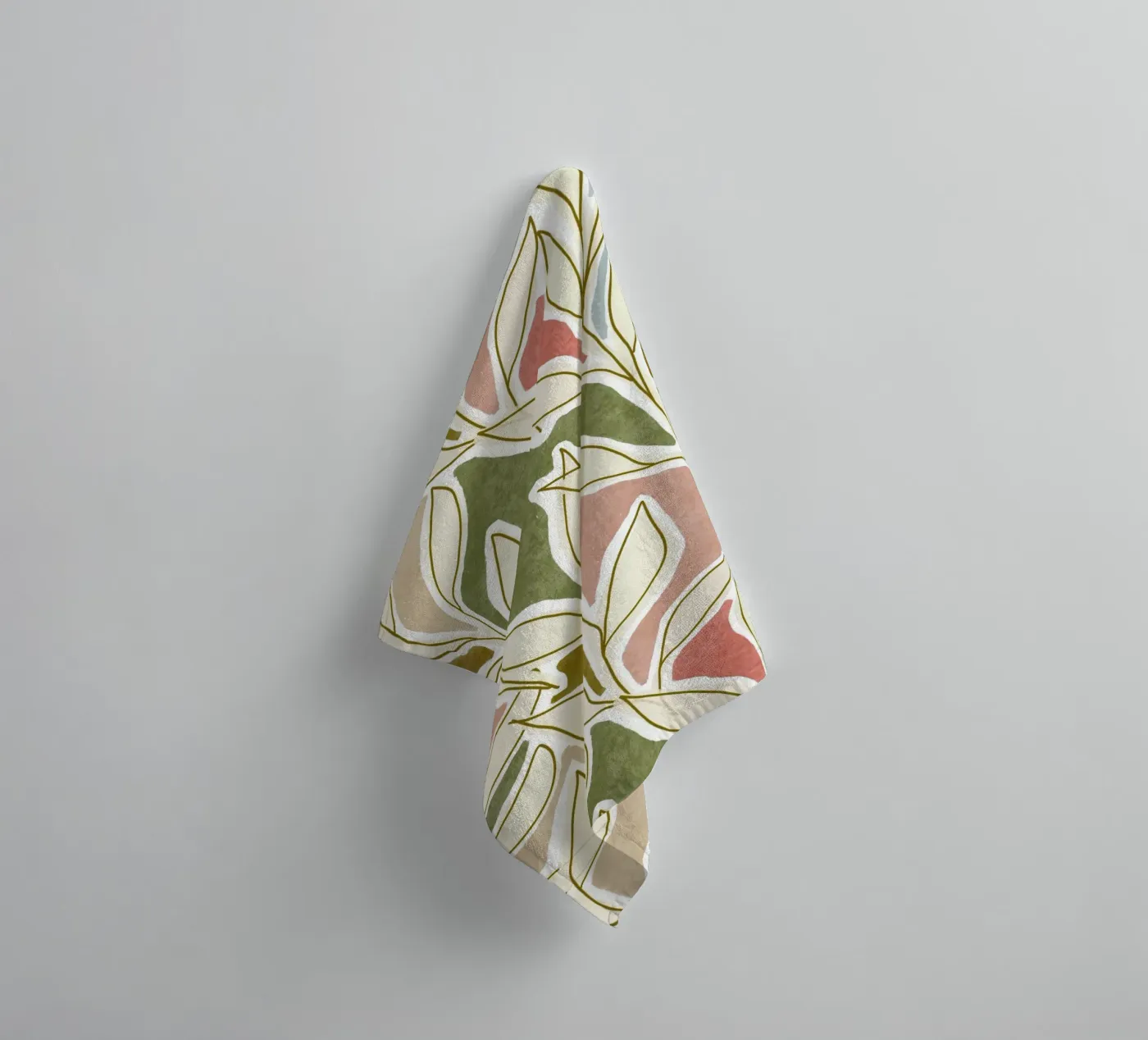 Botanical Dream Patchwork badhanddoek van DesigndN Botanical