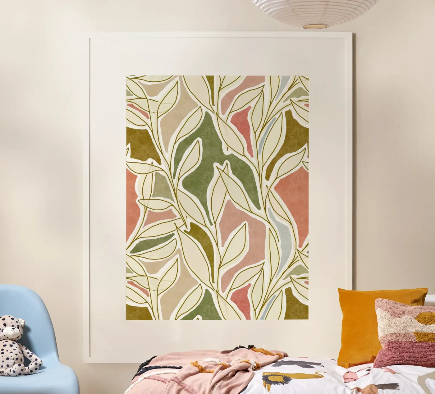 Botanical Dream Patchwork poster de DesigndN Botanical