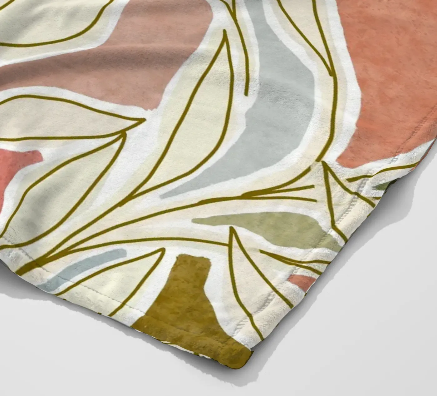 Botanical Dream Patchwork fleecedeken van DesigndN Botanical