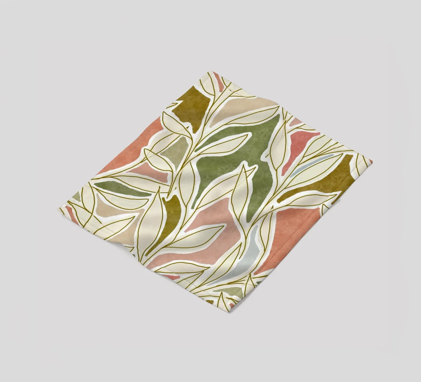 Botanical Dream Patchwork fleecedeken van DesigndN Botanical