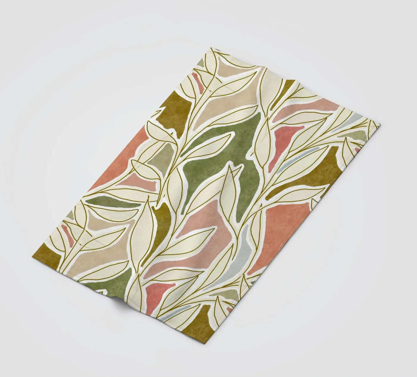 Botanical Dream Patchwork fleecedeken van DesigndN Botanical
