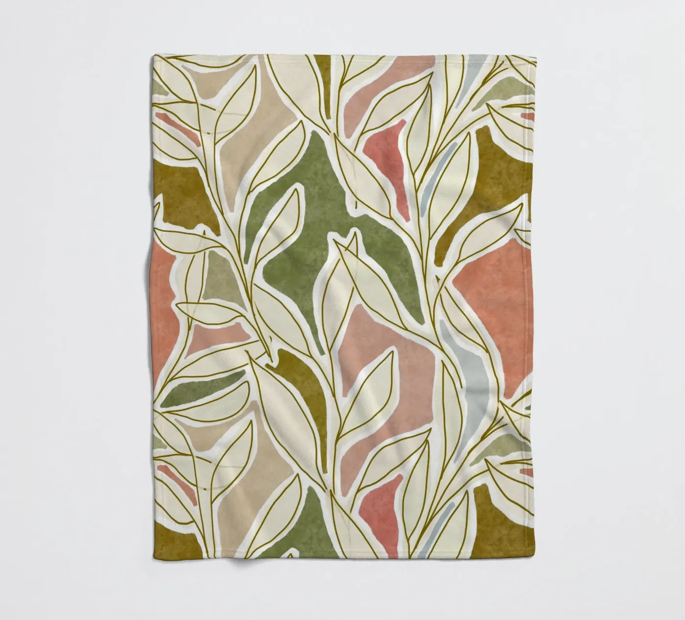 Botanical Dream Patchwork fleecedeken van DesigndN Botanical
