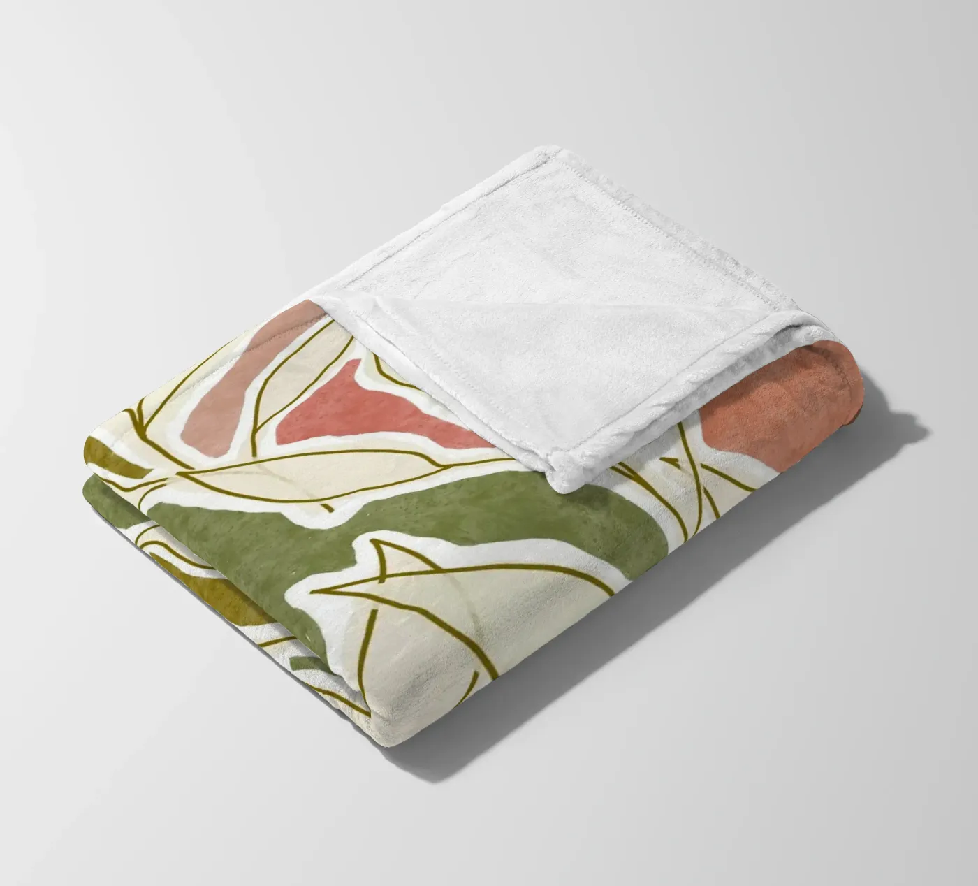 Botanical Dream Patchwork fleecedeken van DesigndN Botanical