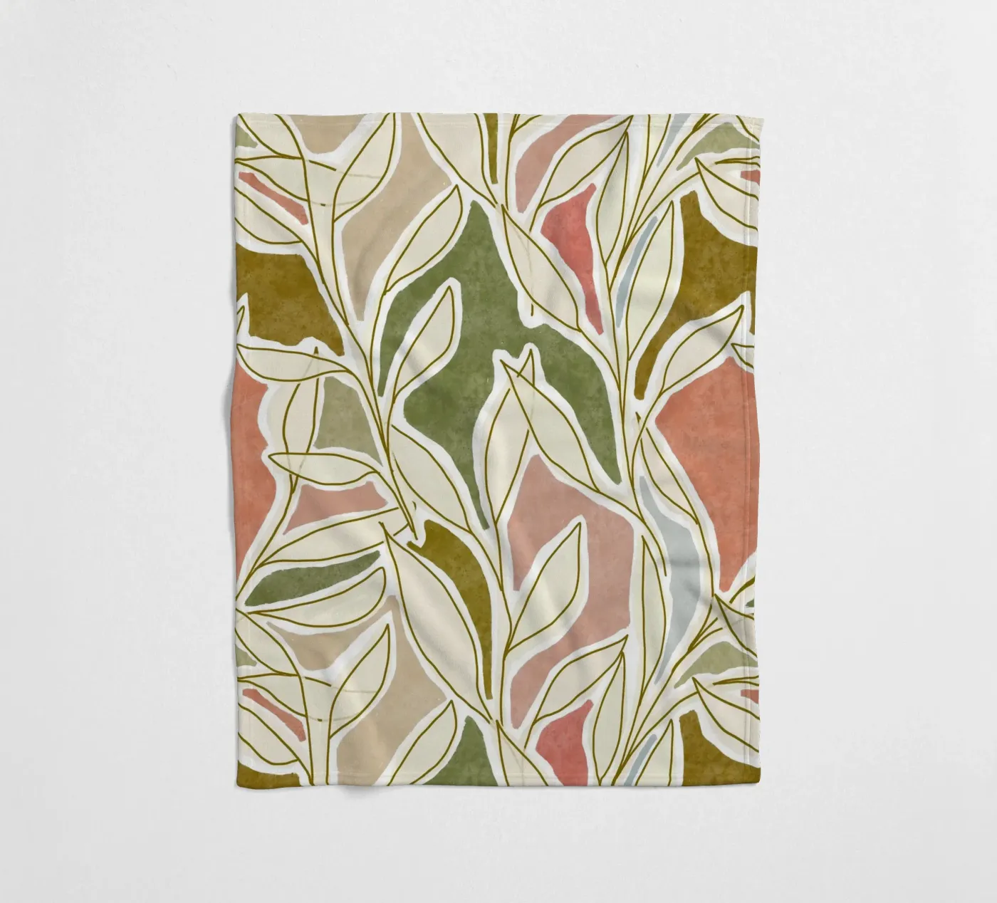 Botanical Dream Patchwork fleecedeken van DesigndN Botanical