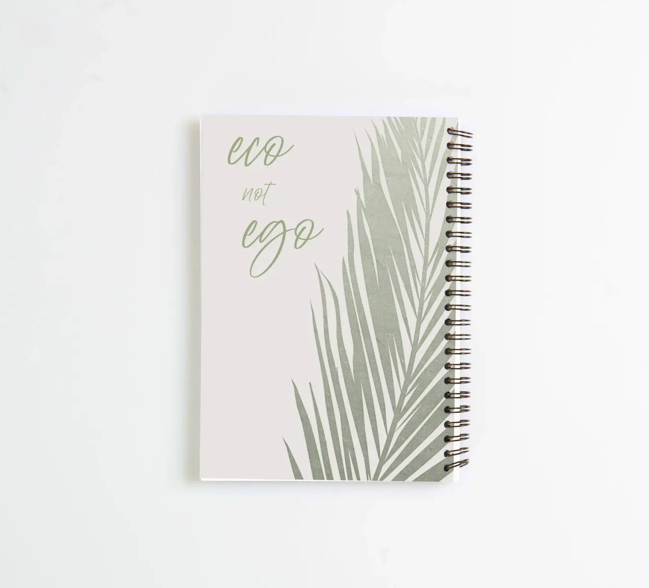 Eco instead of ego spiral notebook by Melanie Viola