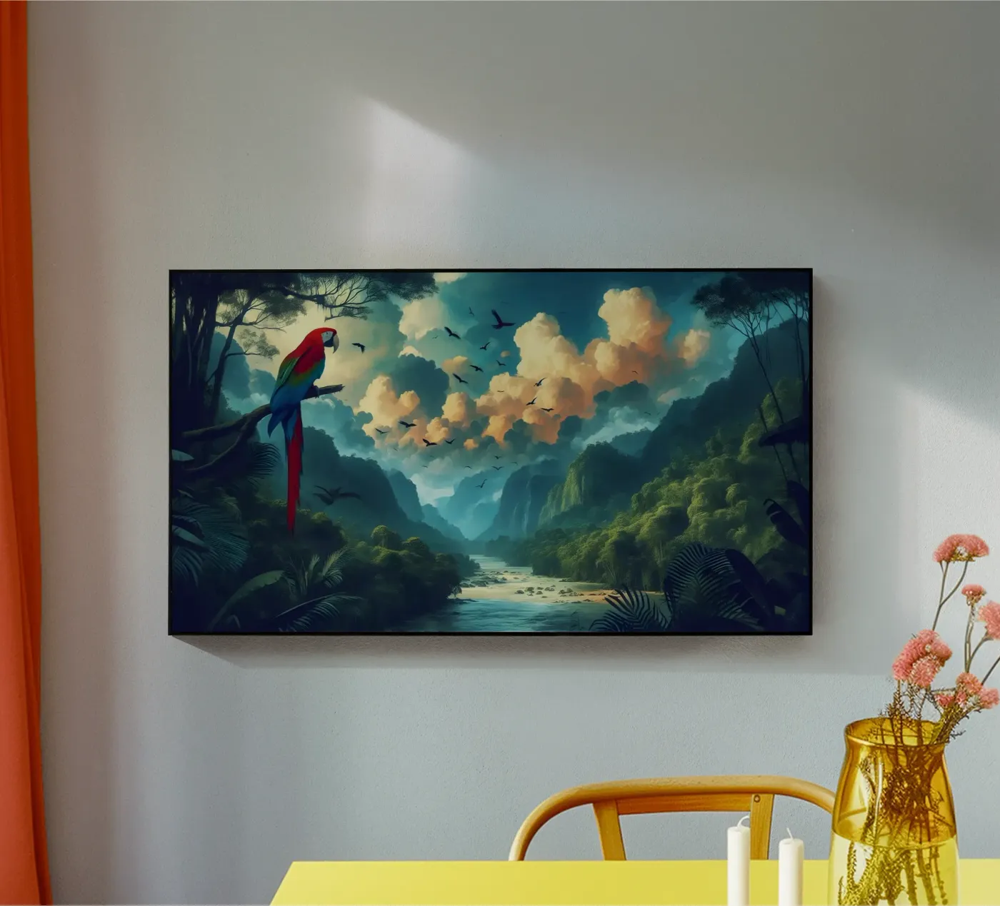 ARA ROT Acryl-Glas von RUBIANT ART