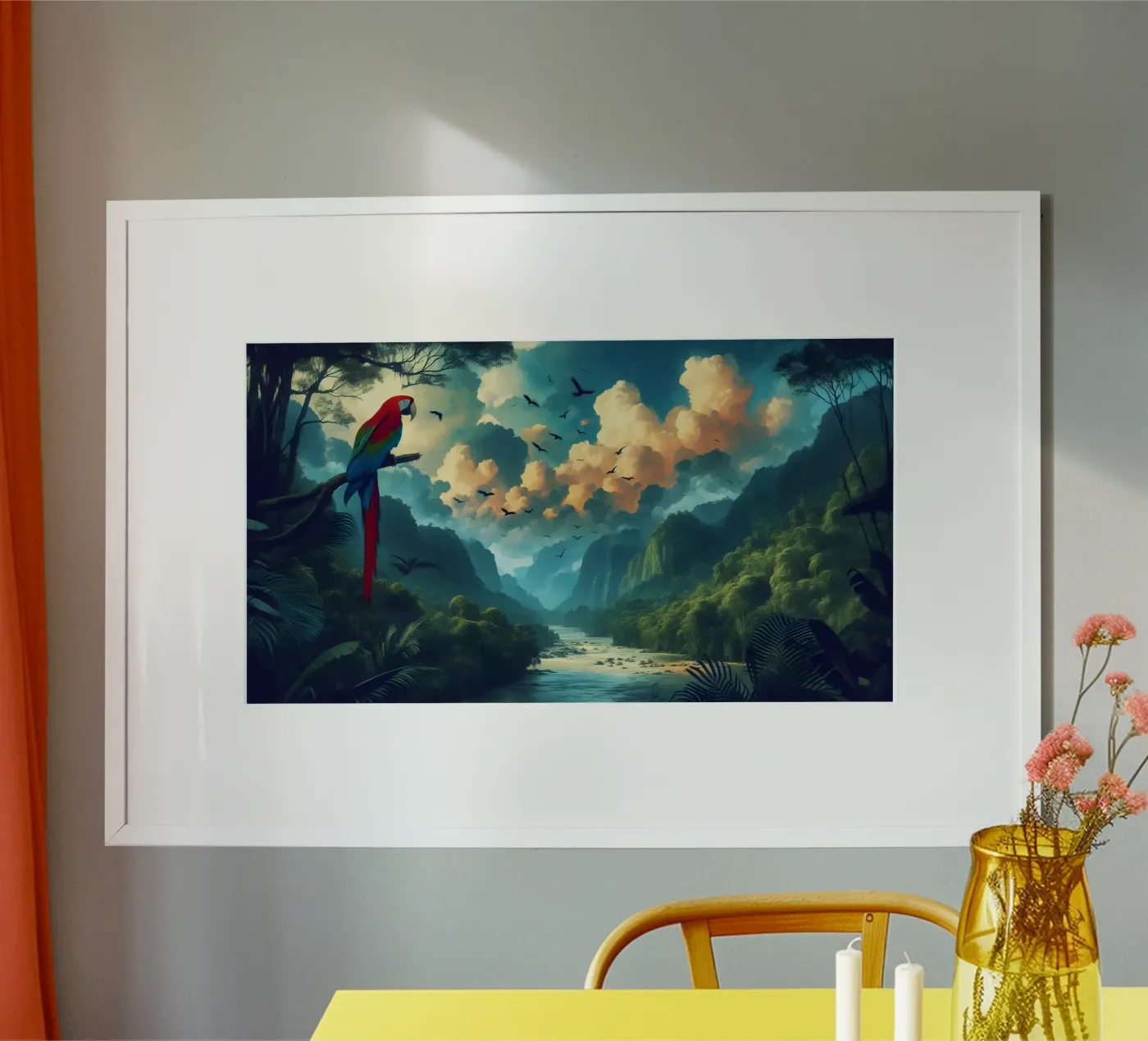 ARA ROUGE poster da RUBIANT ART