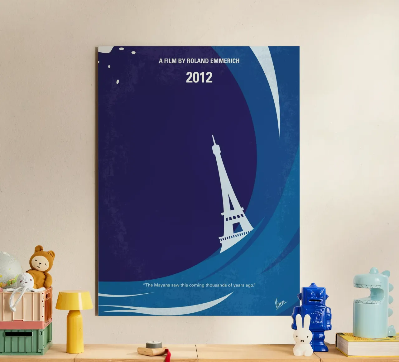 No709 My 2012 minimal movie poster alluminio dibond da Chungkong