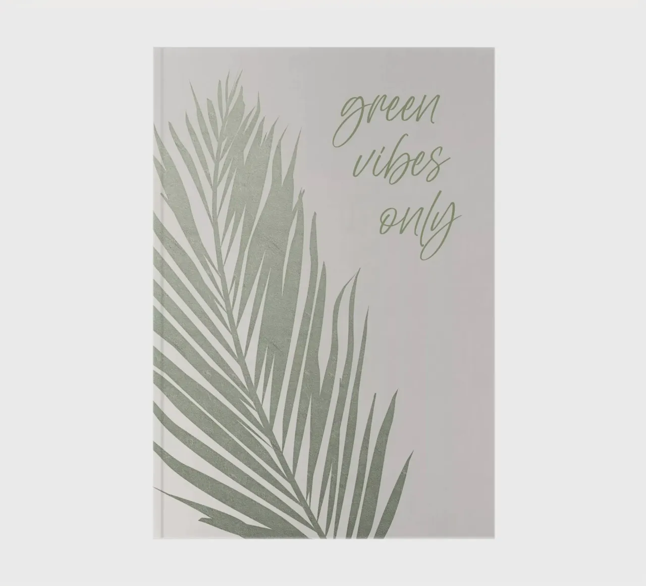 Only green vibes notebook by Melanie Viola