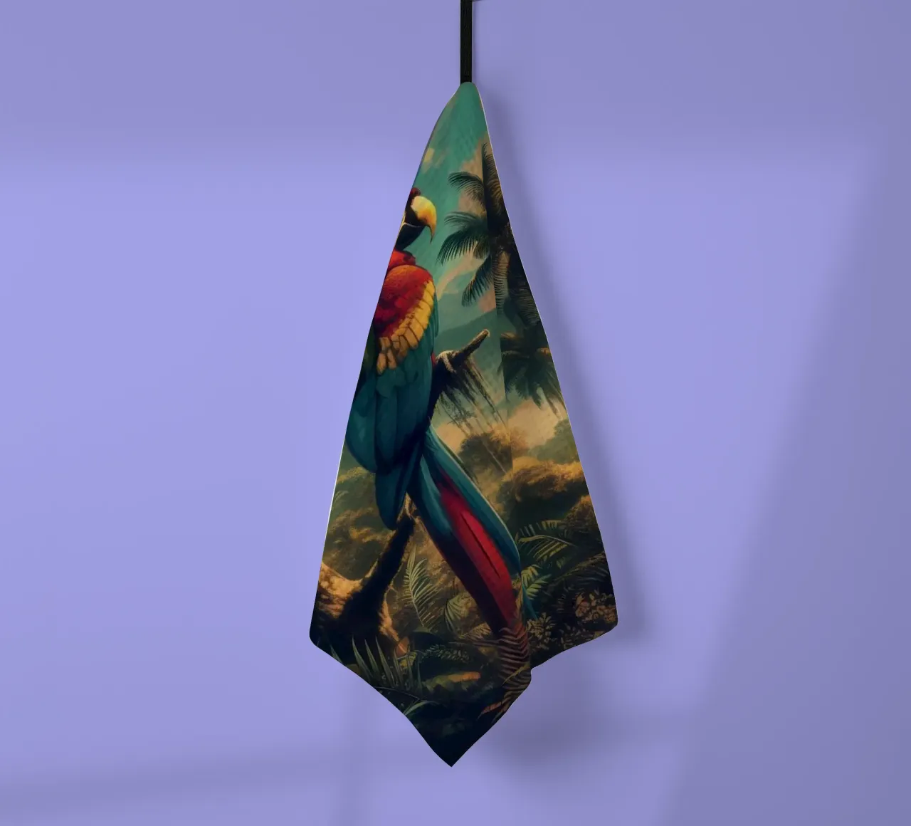 ARA ROUGE tea towel by RUBIANT ART